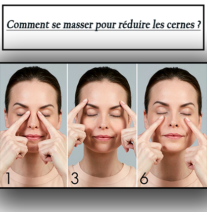 Comment se masser pour réduire les cernes ?