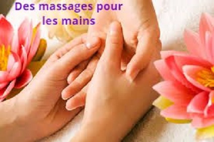 Des massages pour les mains !