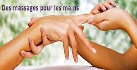 Des massages pour les mains !