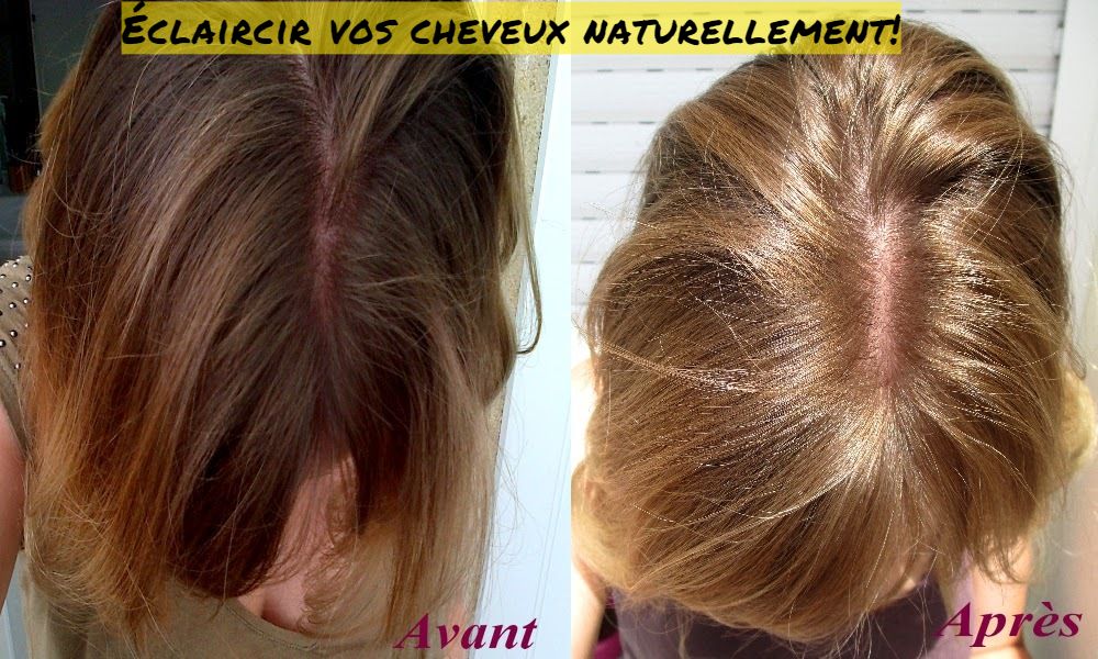 Éclaircir vos cheveux naturellement!