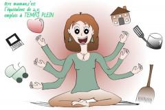 Changer les couches, préparer les repas, nettoyer la maison, laver les enfants, planifier les rendez-vous.Être maman, ce n’est pas de tout repos !