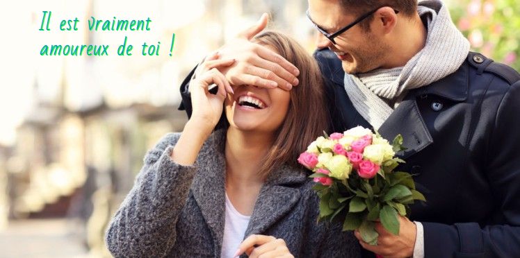 Il veut vous voir heureuse Il est vraiment amoureux de toi