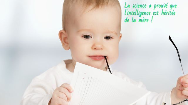 La science a prouvé que l'intelligence est héritée de la mère