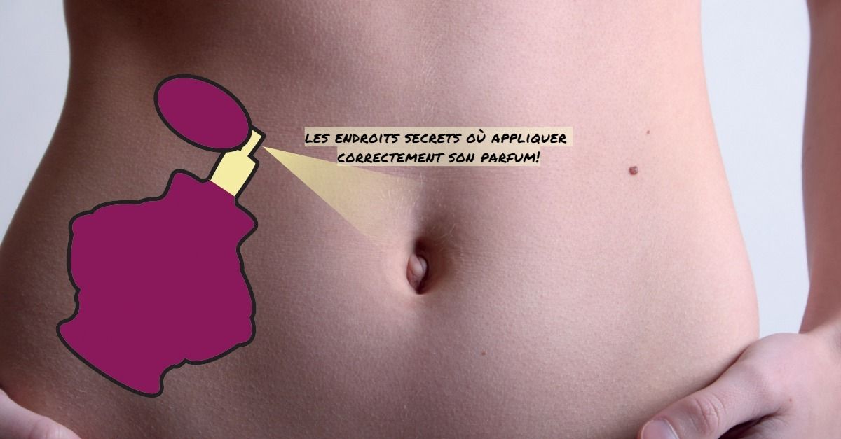 Le Nombril Les endroits secrets où appliquer correctement son parfum!
