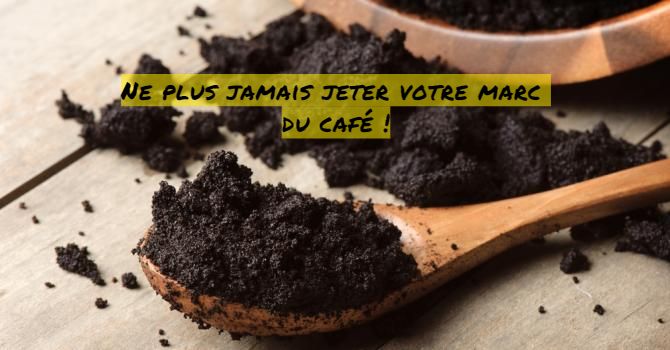 ne plus jamais jeter votre marc du café Ne plus jamais jeter votre marc du café !