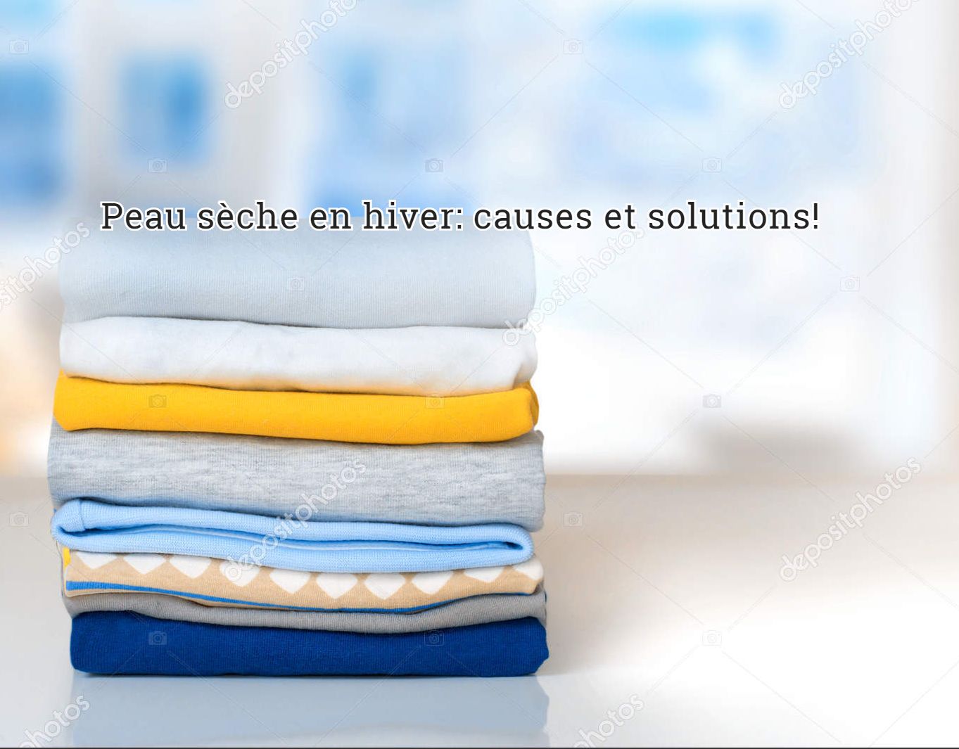 Une peau sèche les causes Peau sèche en hiver: causes et solutions!
