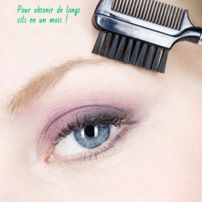 Pour obtenir de longs cils en un mois !