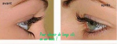 Pour obtenir de longs cils en un mois !