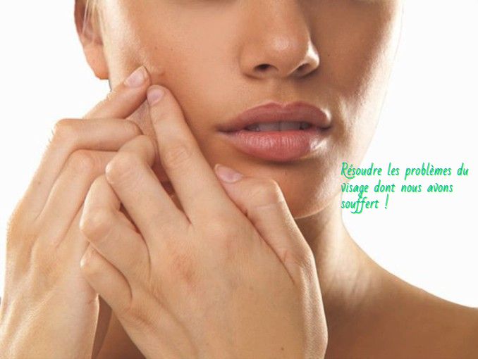 L'acné Résoudre les problèmes du visage dont nous avons souffert