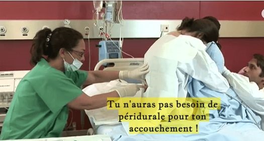 Tu n'auras pas besoin de péridurale pour ton accouchement !