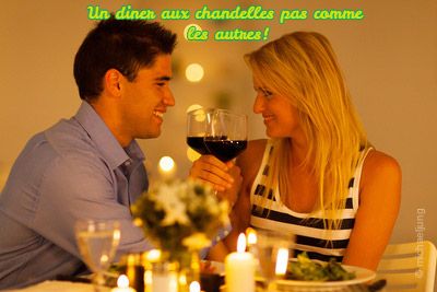 Un diner aux chandelles pas comme les autres!